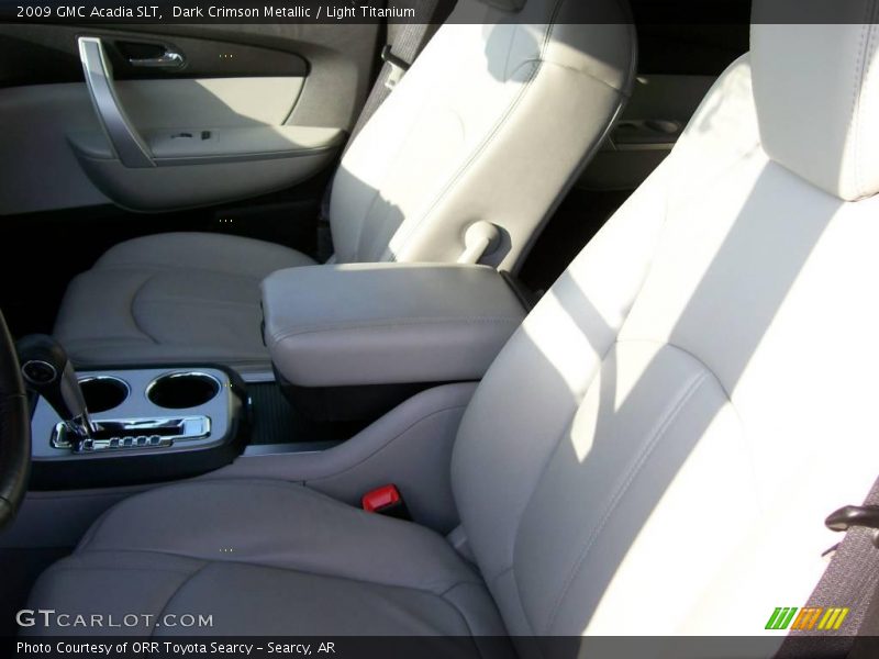 Dark Crimson Metallic / Light Titanium 2009 GMC Acadia SLT