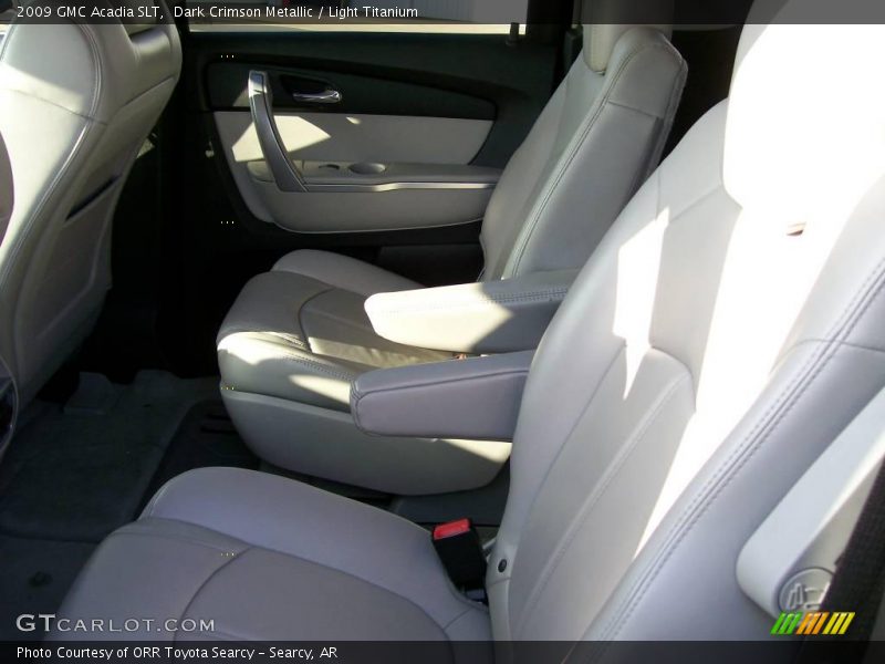 Dark Crimson Metallic / Light Titanium 2009 GMC Acadia SLT