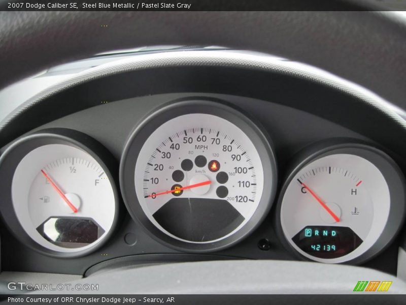 Steel Blue Metallic / Pastel Slate Gray 2007 Dodge Caliber SE