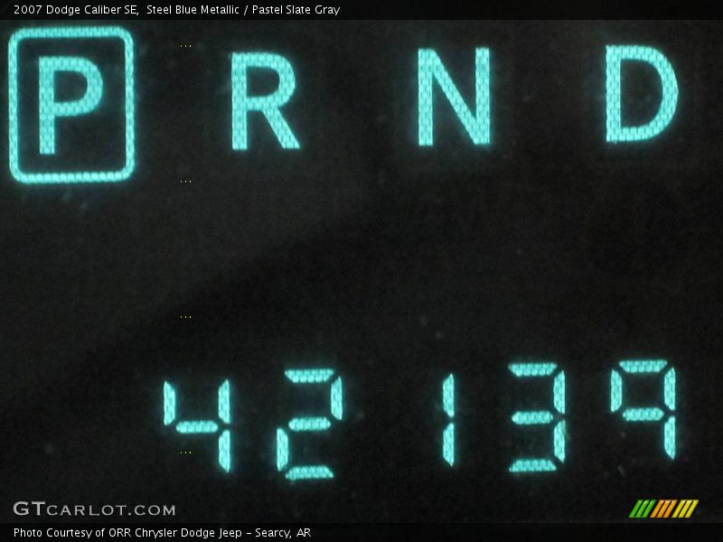 Steel Blue Metallic / Pastel Slate Gray 2007 Dodge Caliber SE