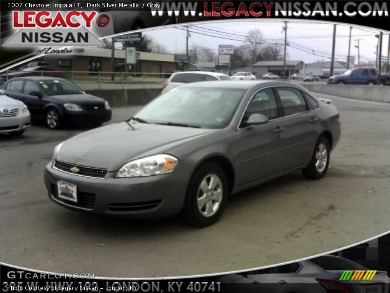 Dark Silver Metallic / Gray 2007 Chevrolet Impala LT