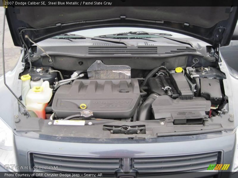Steel Blue Metallic / Pastel Slate Gray 2007 Dodge Caliber SE