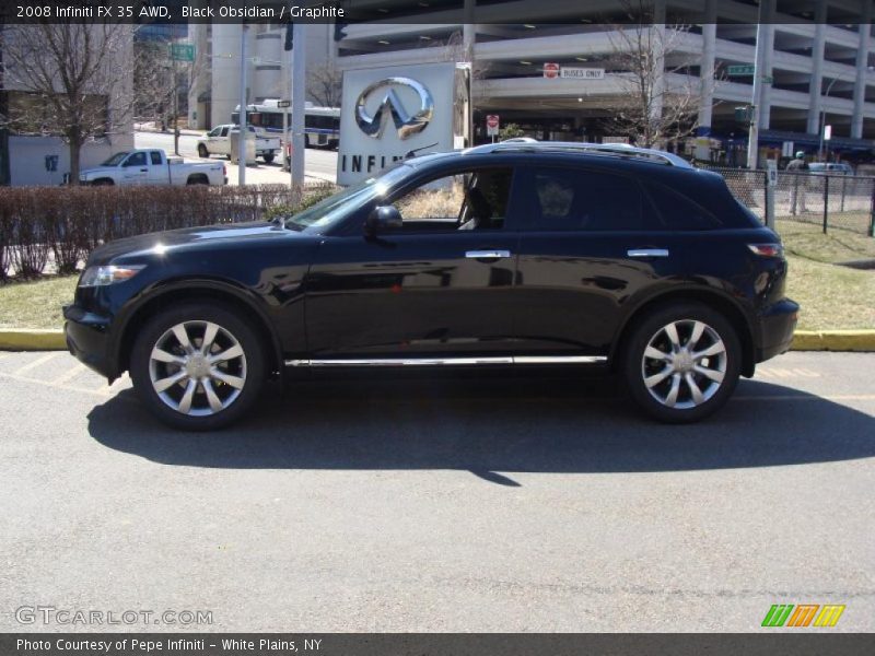 Black Obsidian / Graphite 2008 Infiniti FX 35 AWD