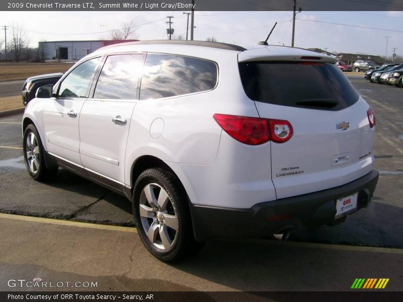 Summit White / Light Gray/Ebony 2009 Chevrolet Traverse LTZ