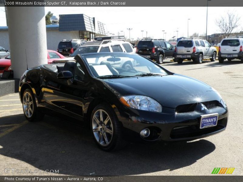 Kalapana Black / Dark Charcoal 2008 Mitsubishi Eclipse Spyder GT