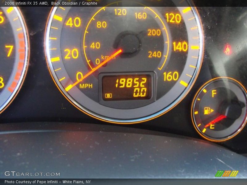 Black Obsidian / Graphite 2008 Infiniti FX 35 AWD