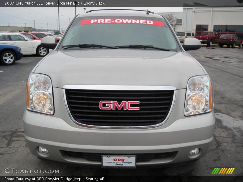 Silver Birch Metallic / Ebony Black 2007 GMC Yukon SLE