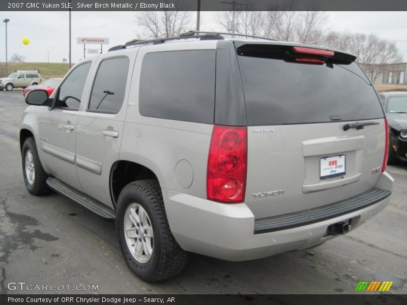 Silver Birch Metallic / Ebony Black 2007 GMC Yukon SLE