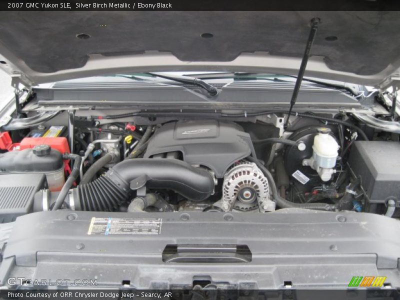 Silver Birch Metallic / Ebony Black 2007 GMC Yukon SLE