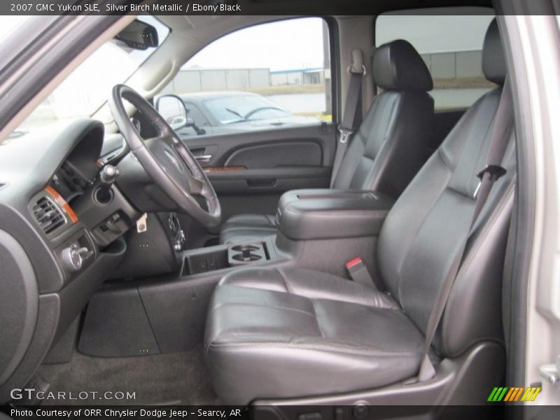 Silver Birch Metallic / Ebony Black 2007 GMC Yukon SLE