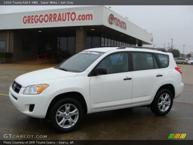 Super White / Ash Gray 2009 Toyota RAV4 4WD