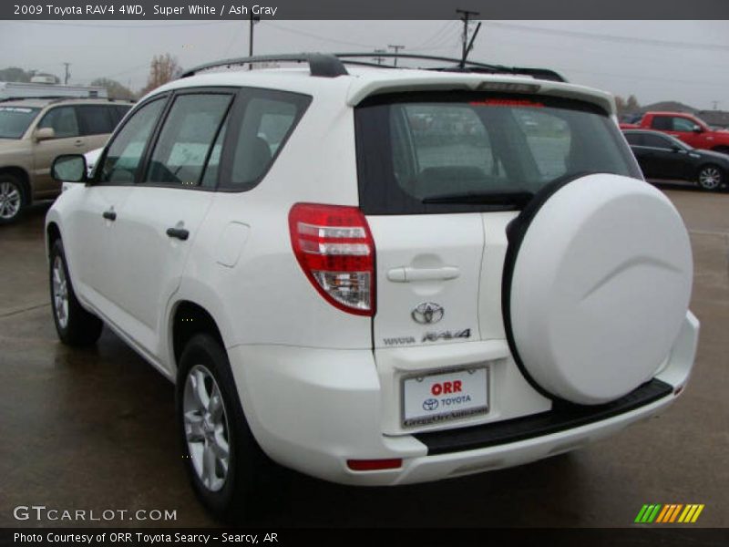Super White / Ash Gray 2009 Toyota RAV4 4WD