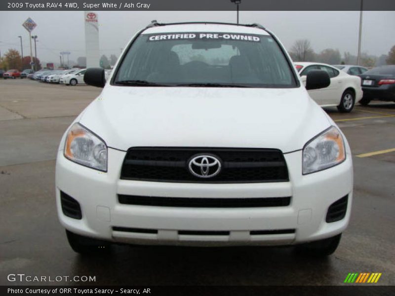 Super White / Ash Gray 2009 Toyota RAV4 4WD