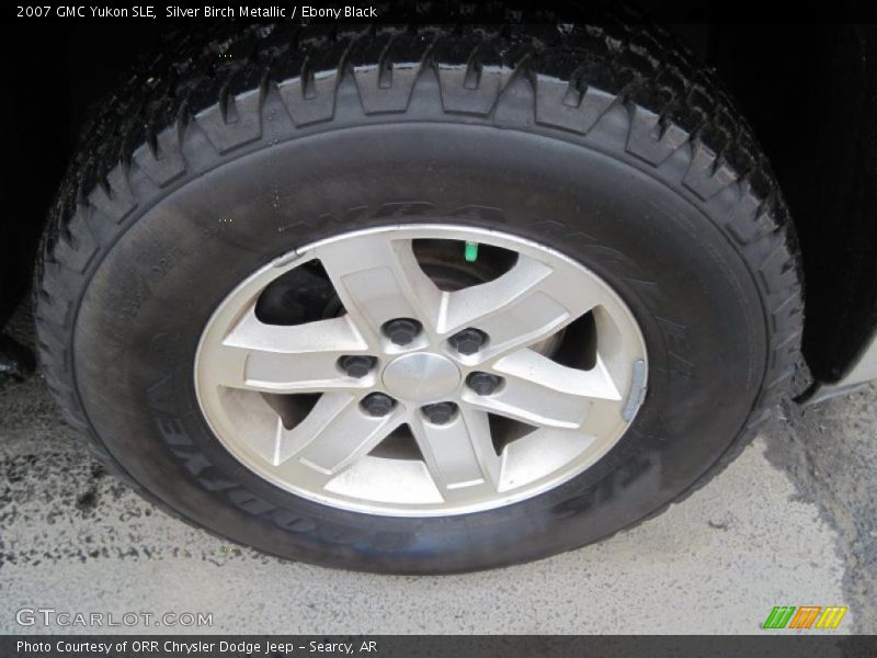 Silver Birch Metallic / Ebony Black 2007 GMC Yukon SLE
