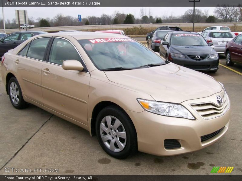 Sandy Beach Metallic / Bisque 2010 Toyota Camry LE