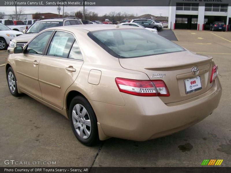 Sandy Beach Metallic / Bisque 2010 Toyota Camry LE
