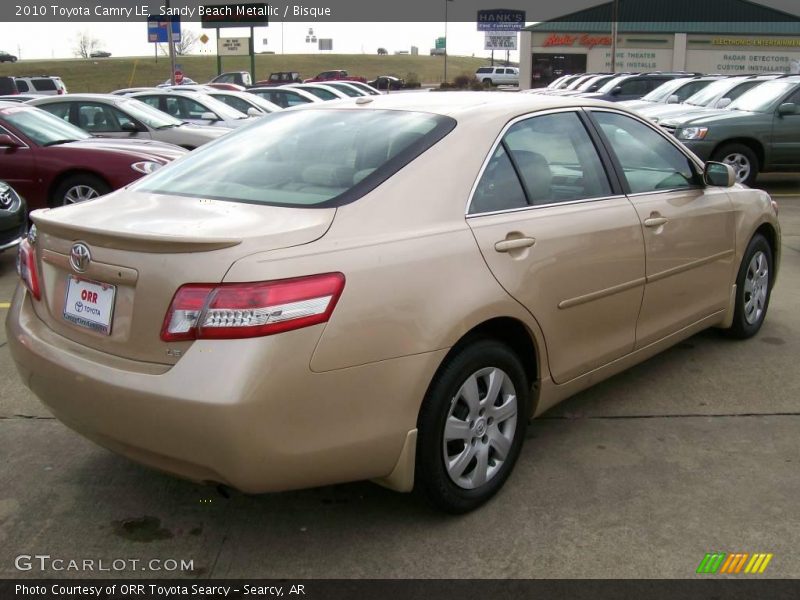Sandy Beach Metallic / Bisque 2010 Toyota Camry LE