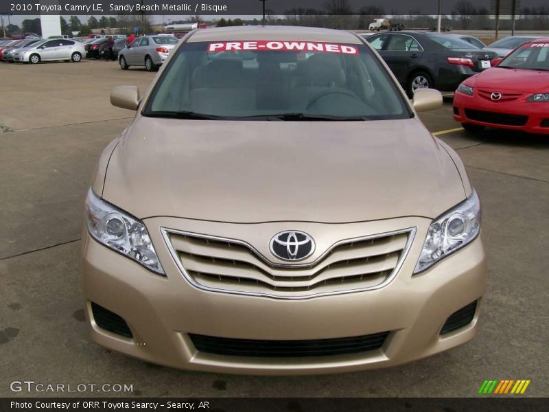 Sandy Beach Metallic / Bisque 2010 Toyota Camry LE