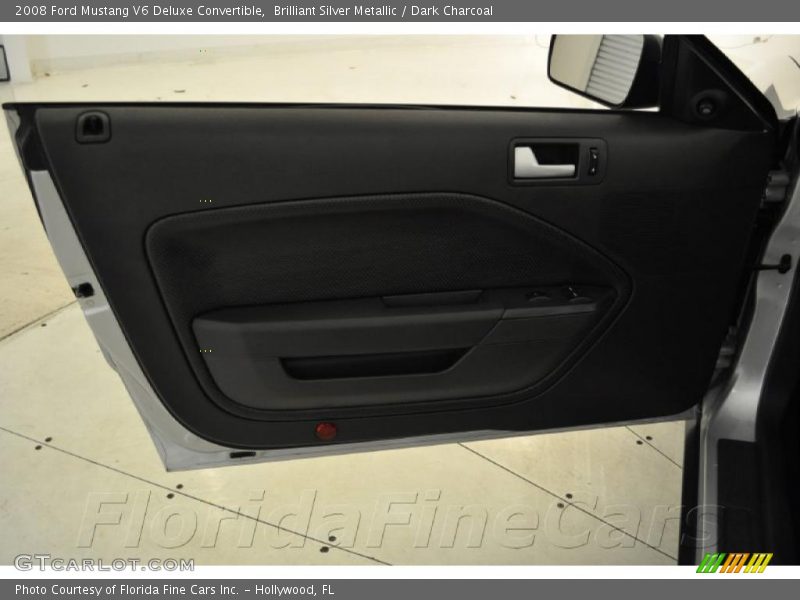 Brilliant Silver Metallic / Dark Charcoal 2008 Ford Mustang V6 Deluxe Convertible