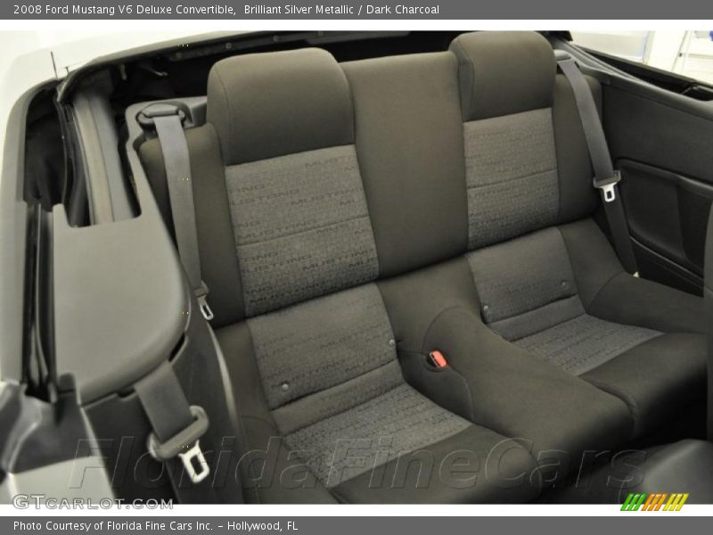 Brilliant Silver Metallic / Dark Charcoal 2008 Ford Mustang V6 Deluxe Convertible