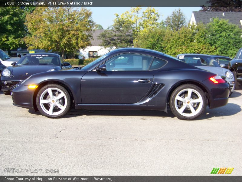 Atlas Grey Metallic / Black 2008 Porsche Cayman