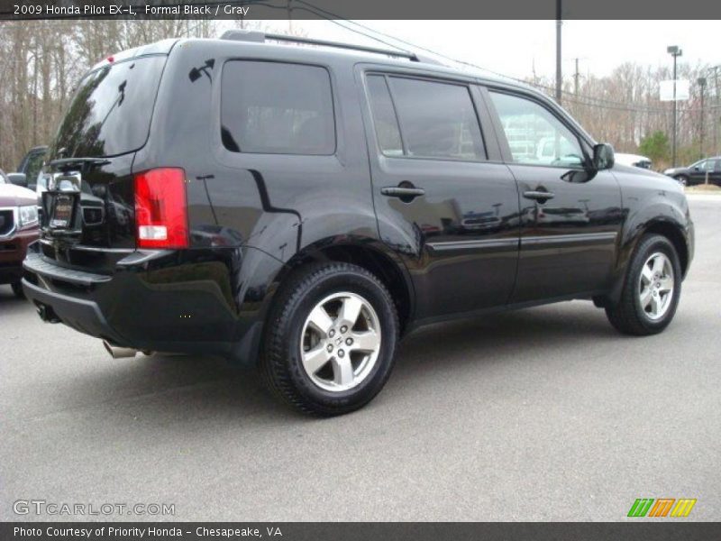 Formal Black / Gray 2009 Honda Pilot EX-L