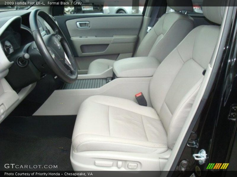 Formal Black / Gray 2009 Honda Pilot EX-L