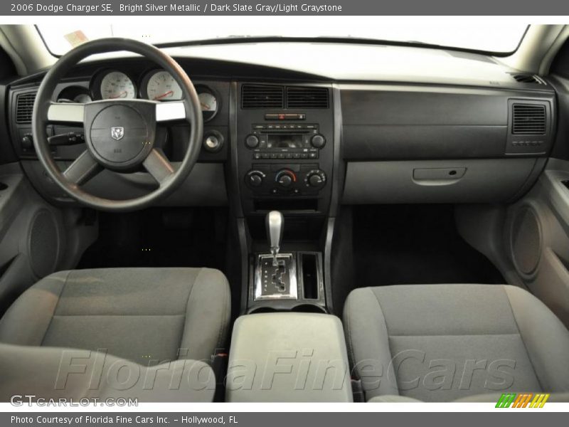 Bright Silver Metallic / Dark Slate Gray/Light Graystone 2006 Dodge Charger SE