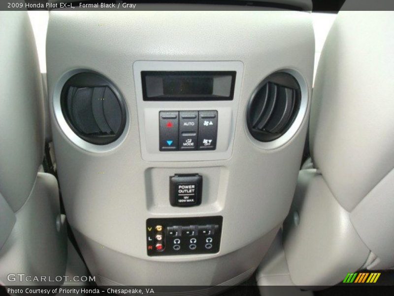 Formal Black / Gray 2009 Honda Pilot EX-L