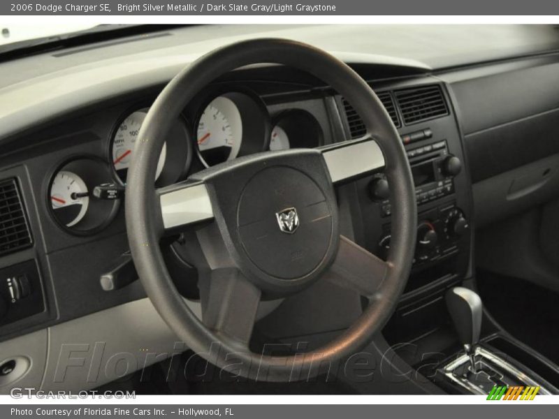 Bright Silver Metallic / Dark Slate Gray/Light Graystone 2006 Dodge Charger SE