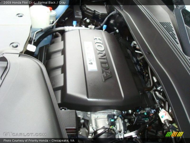 Formal Black / Gray 2009 Honda Pilot EX-L