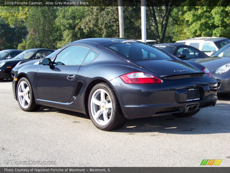 Atlas Grey Metallic / Black 2008 Porsche Cayman