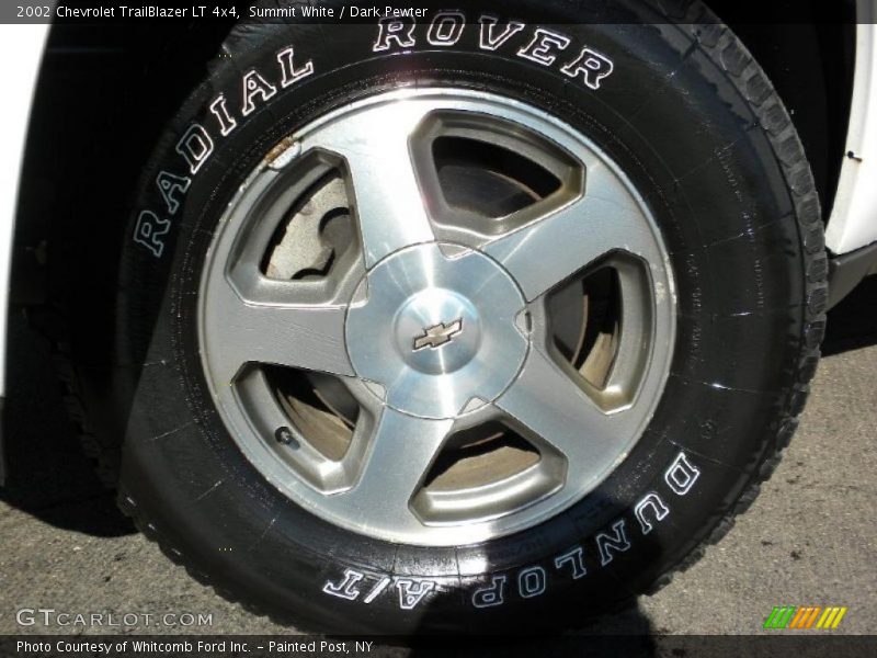 Summit White / Dark Pewter 2002 Chevrolet TrailBlazer LT 4x4