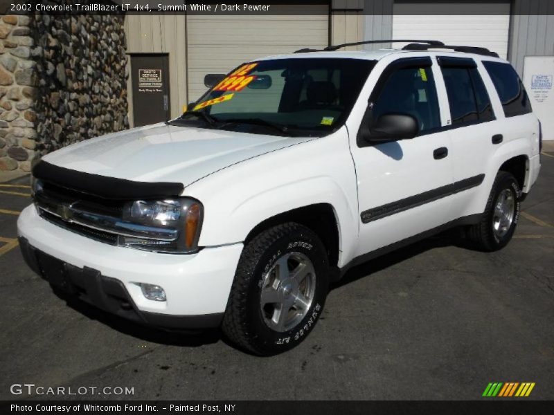 Summit White / Dark Pewter 2002 Chevrolet TrailBlazer LT 4x4