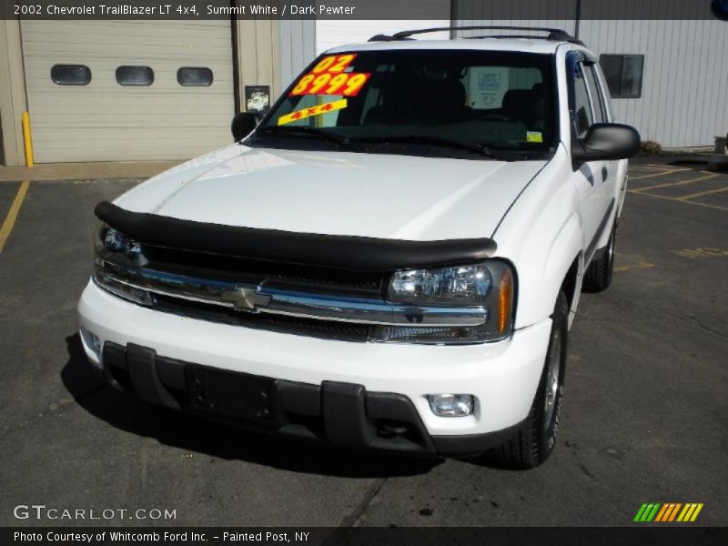 Summit White / Dark Pewter 2002 Chevrolet TrailBlazer LT 4x4