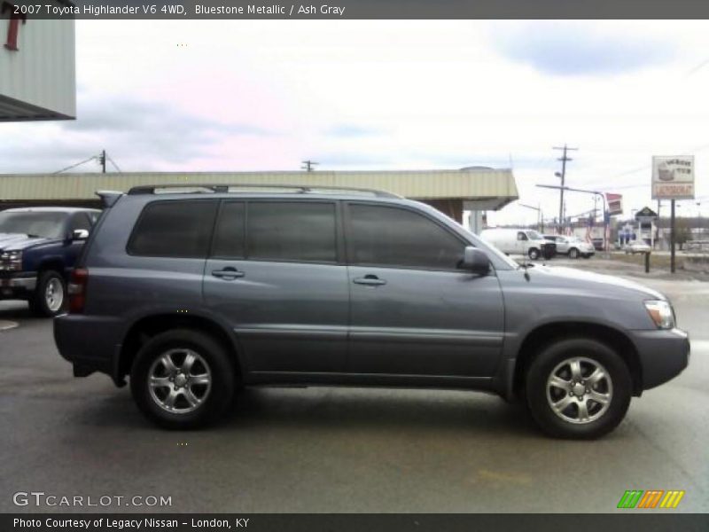 Bluestone Metallic / Ash Gray 2007 Toyota Highlander V6 4WD
