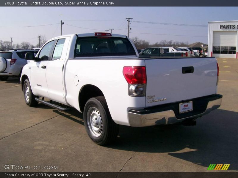 Super White / Graphite Gray 2008 Toyota Tundra Double Cab