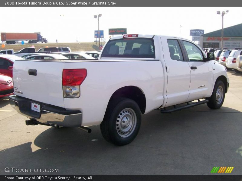 Super White / Graphite Gray 2008 Toyota Tundra Double Cab