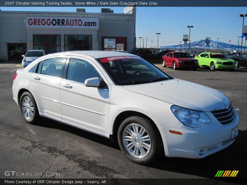 Stone White / Dark Slate Gray/Light Slate Gray 2007 Chrysler Sebring Touring Sedan