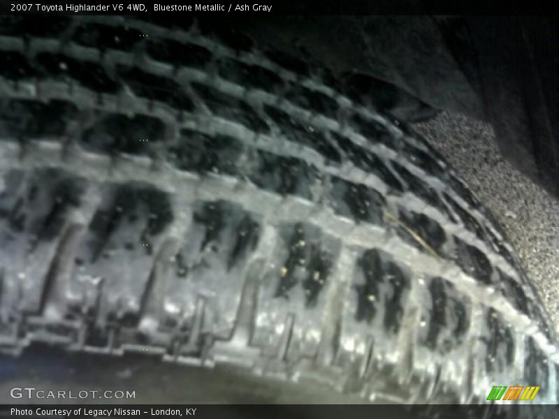 Bluestone Metallic / Ash Gray 2007 Toyota Highlander V6 4WD