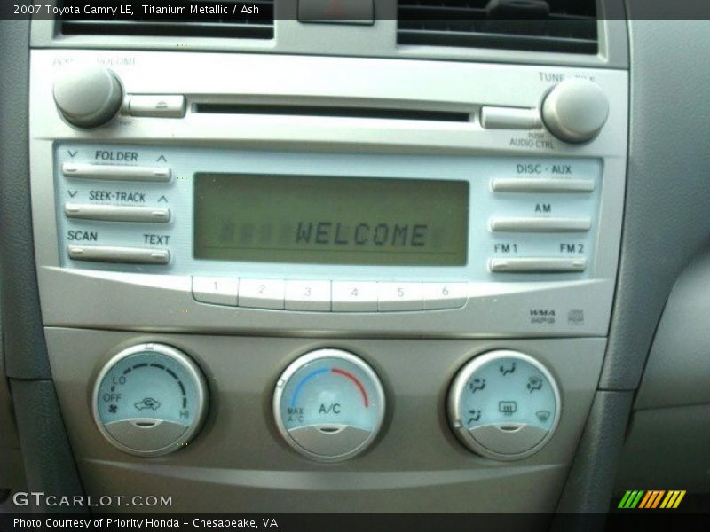 Titanium Metallic / Ash 2007 Toyota Camry LE
