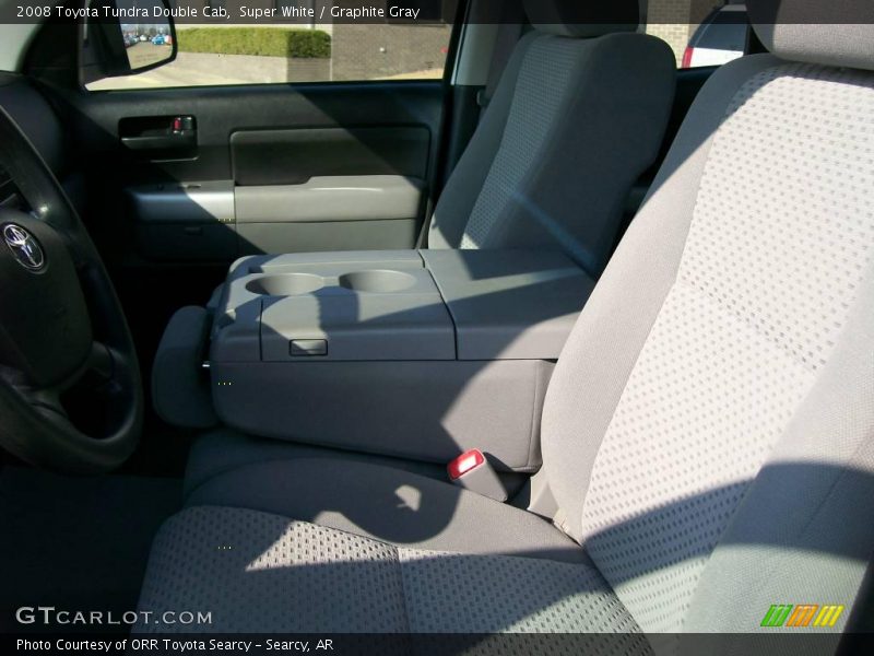 Super White / Graphite Gray 2008 Toyota Tundra Double Cab