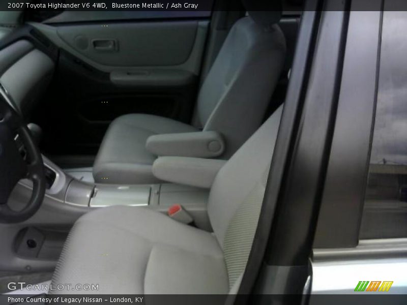 Bluestone Metallic / Ash Gray 2007 Toyota Highlander V6 4WD