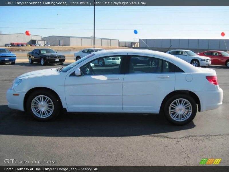 Stone White / Dark Slate Gray/Light Slate Gray 2007 Chrysler Sebring Touring Sedan