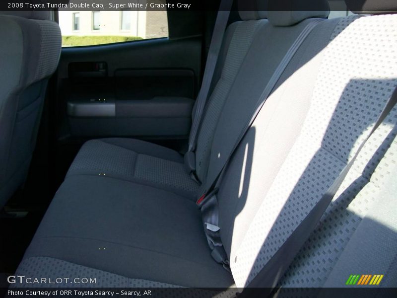 Super White / Graphite Gray 2008 Toyota Tundra Double Cab