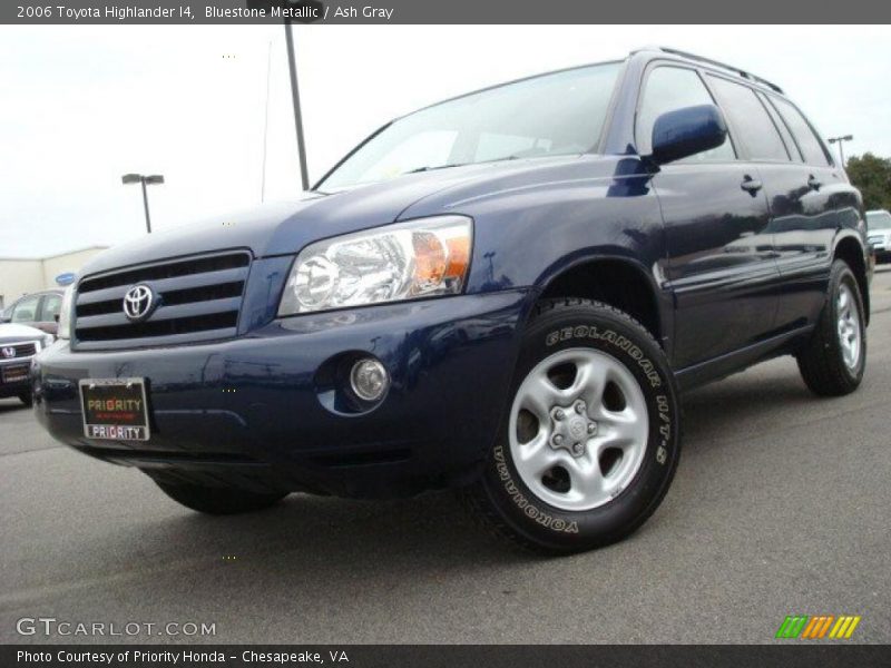 Bluestone Metallic / Ash Gray 2006 Toyota Highlander I4