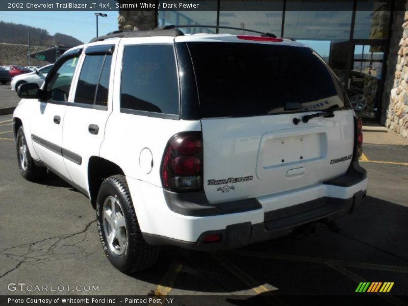 Summit White / Dark Pewter 2002 Chevrolet TrailBlazer LT 4x4