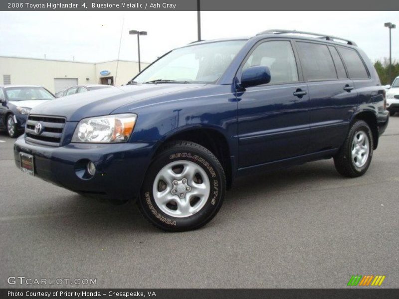 Bluestone Metallic / Ash Gray 2006 Toyota Highlander I4
