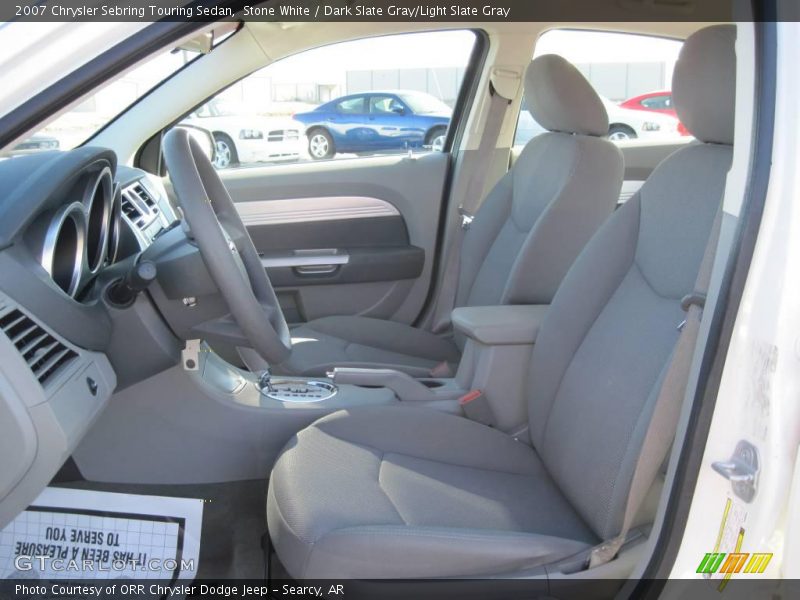 Stone White / Dark Slate Gray/Light Slate Gray 2007 Chrysler Sebring Touring Sedan