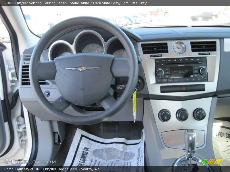 Stone White / Dark Slate Gray/Light Slate Gray 2007 Chrysler Sebring Touring Sedan